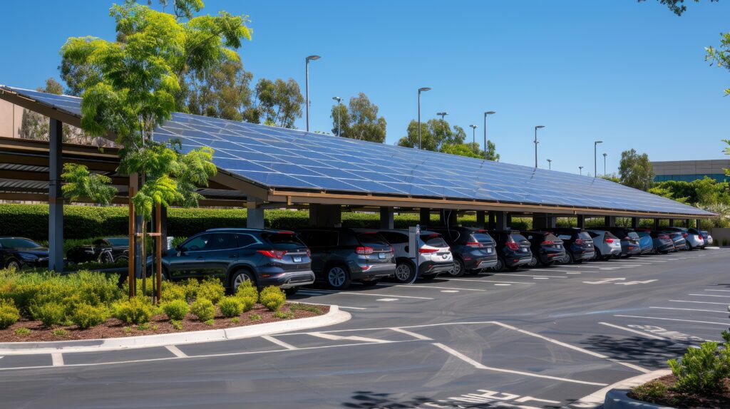 Obligation d’ombrières solaires sur parking